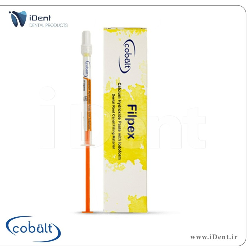 خمیر کلسیم هیدروکساید دارای یدوفرم - کبالت