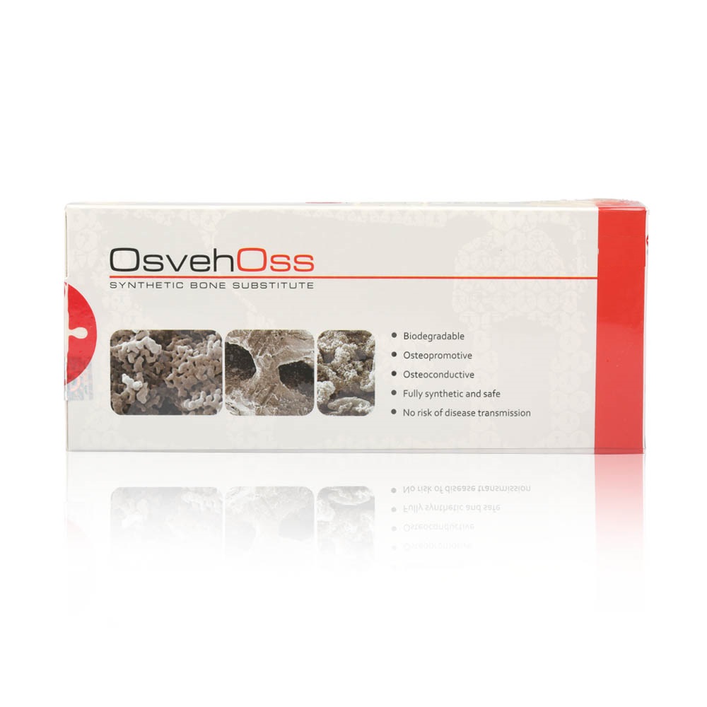 پودر استخوان سنتتیک اسوه - OsvehOss BCP - 1000-2000 µm - 1 cc
