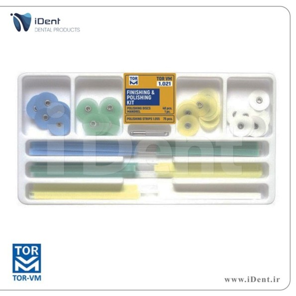 کیت 48 عددی دیسک مرکزدار + نوار پرداخت - TOR VM