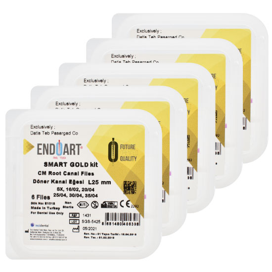 فایل روتاری درصد ثابت 4% اسمارت گلد - EndoArt Smart Gold