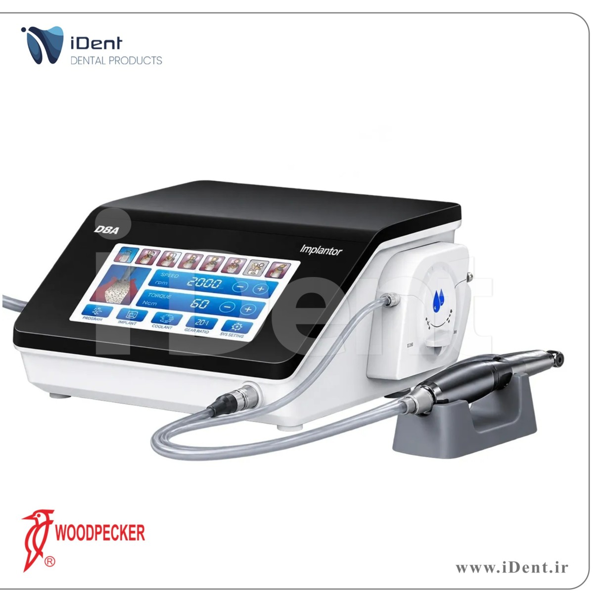 موتور ایمپلنت وودپکر Woodpecker -  Implanter black