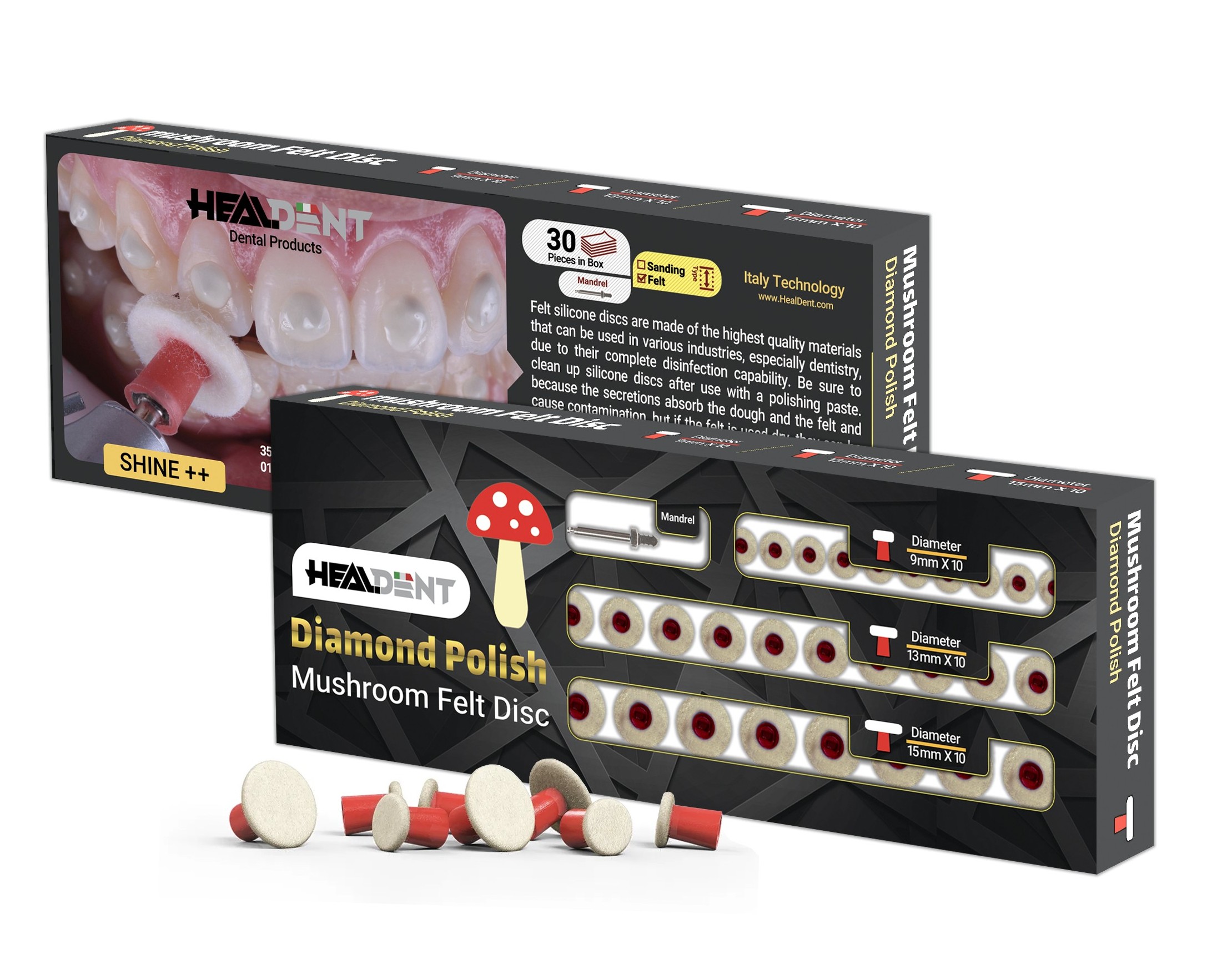 کیت دیسک نمدی Healdent