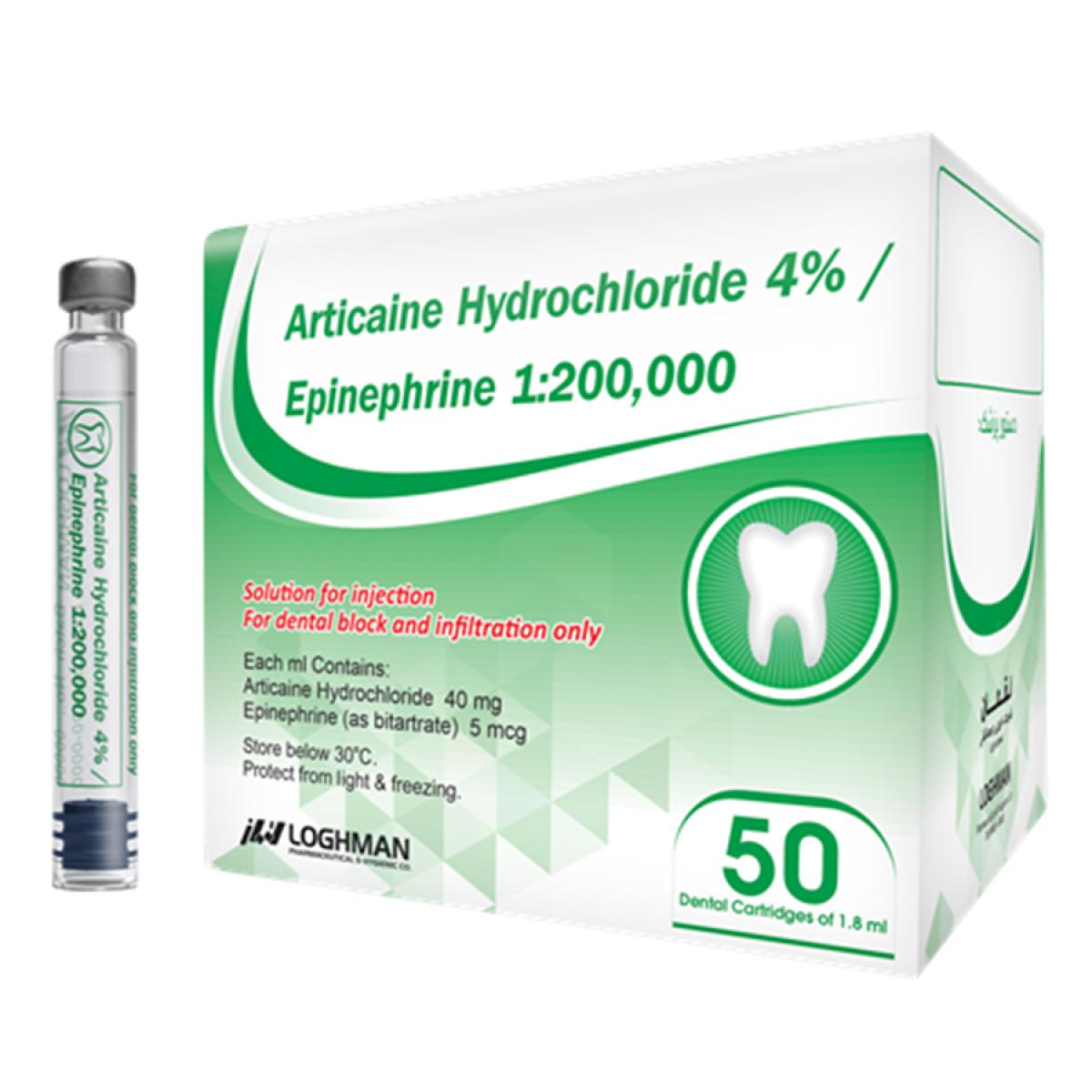 کارپول 4% لقمان - نورودنت